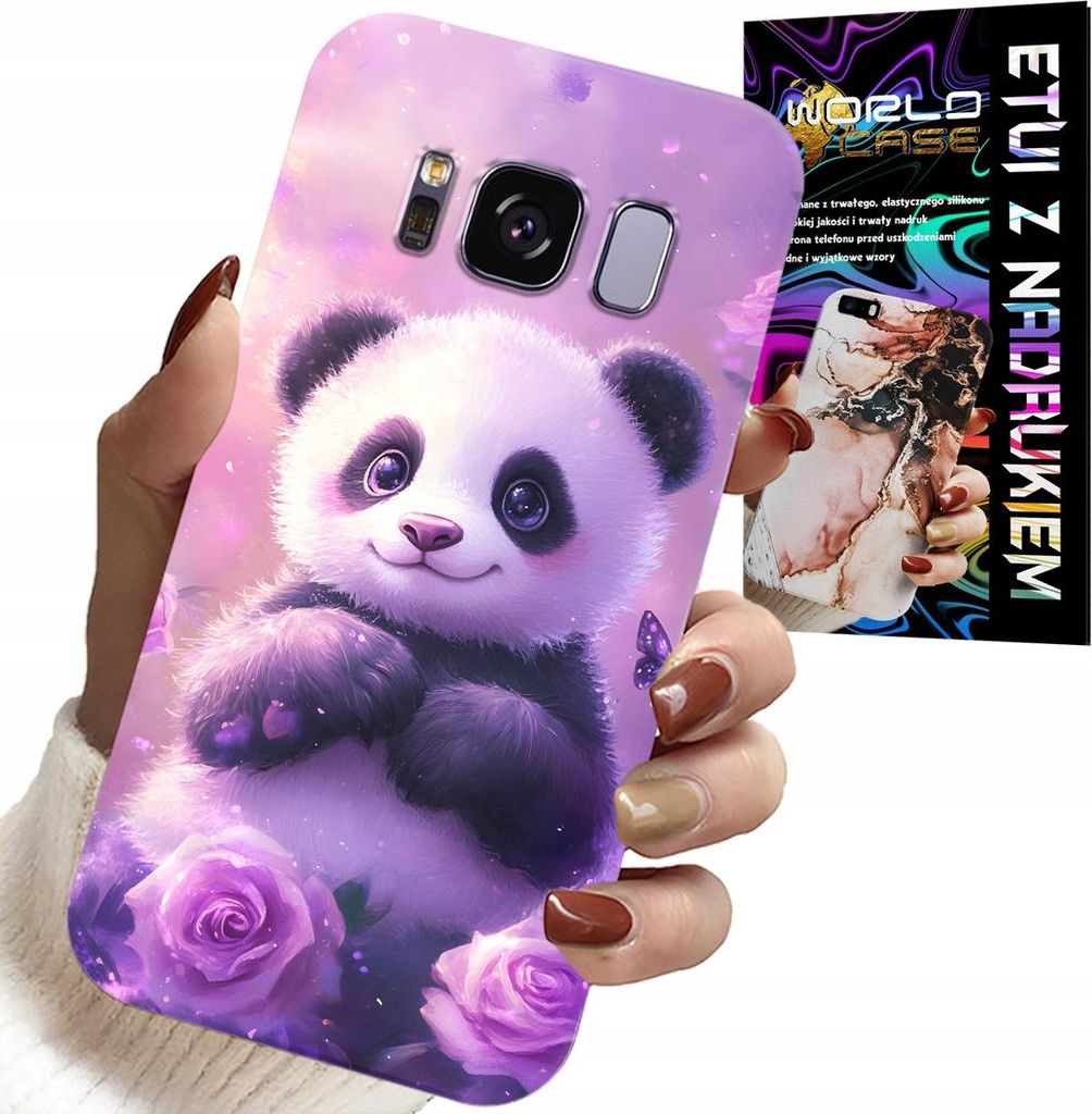 Fall Für Samsung Galaxy S8 - Süsse Panda Designs Für Kinder + Film
