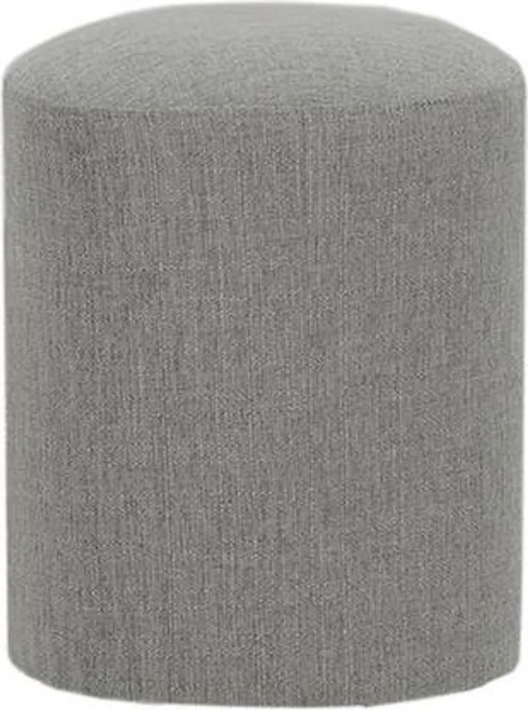 Grand pouf rond capitonné Band-Bergamo 92 pour salon contemporain