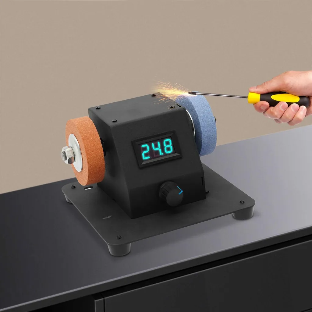 Mini scie de table 350W avec vitesse réglable pour modélisme précis