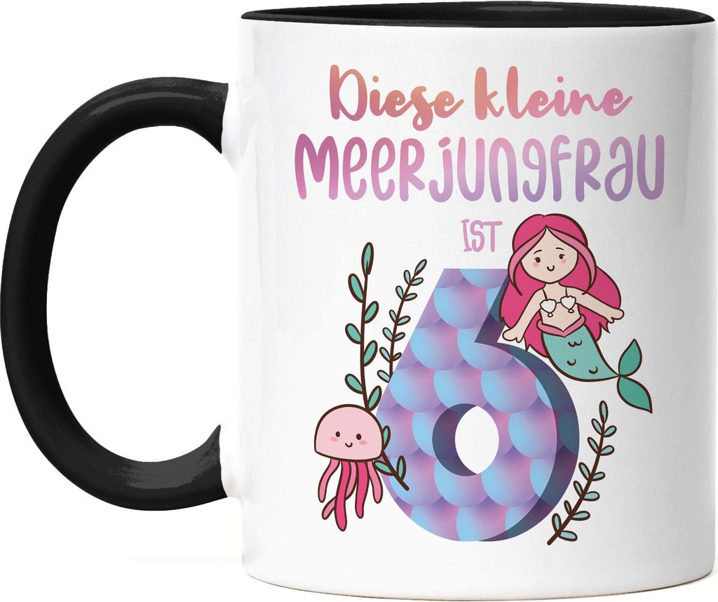 Diese Kleine Meerjungfrau Ist 6 Tasse Schwarz Produktbild 
