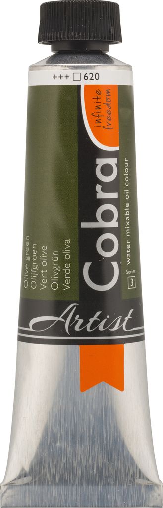 Cobra Artist Wassermischbare Ölfarbe Tube 40 ml Olivgrün 620