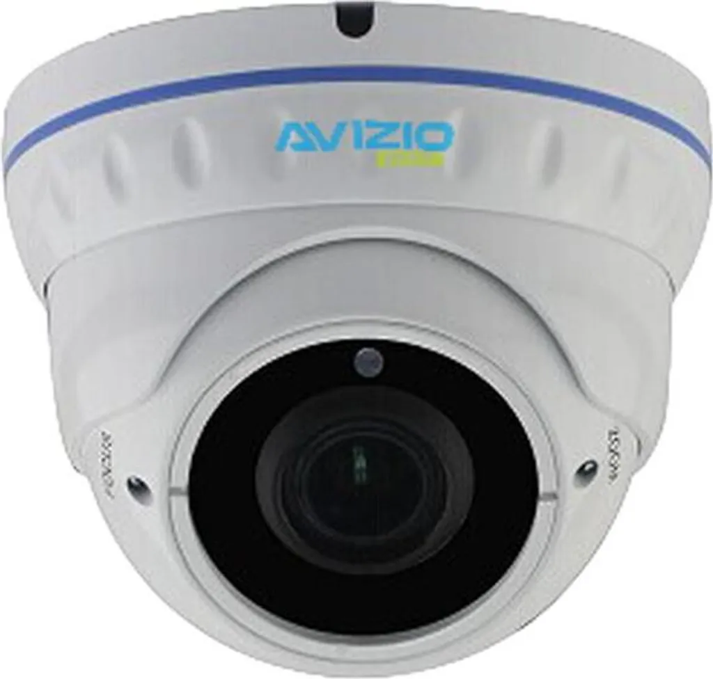 Dôme de Vidéoprotection IP 4 Mpx Antivandale avec Zoom Manuel Varifocal