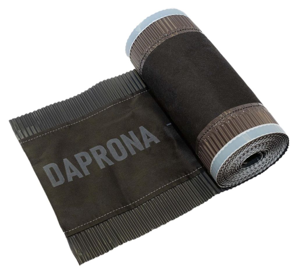 DAPRONA Firstband Alu, 330mm x 5m, Anthrazit, RAL 7021, Produktbild 