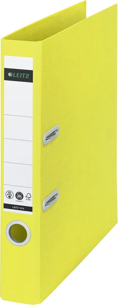 Archivez sans Encombre : Lot 10 Classeurs Leitz A4 Jaunes 50mm