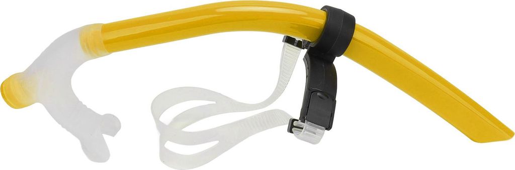 Schwimmschnorchel mit reduziertem Wasserwiderstand, Silikon-Schwimmatemschlauch mit verstellbarer Kopfstütze zum Schnorcheln und Tauchen
