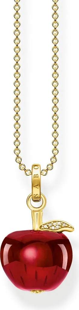 Collier en Argent Massif Thomas Sabo Serpent et Pomme Longueur 40-45 cm