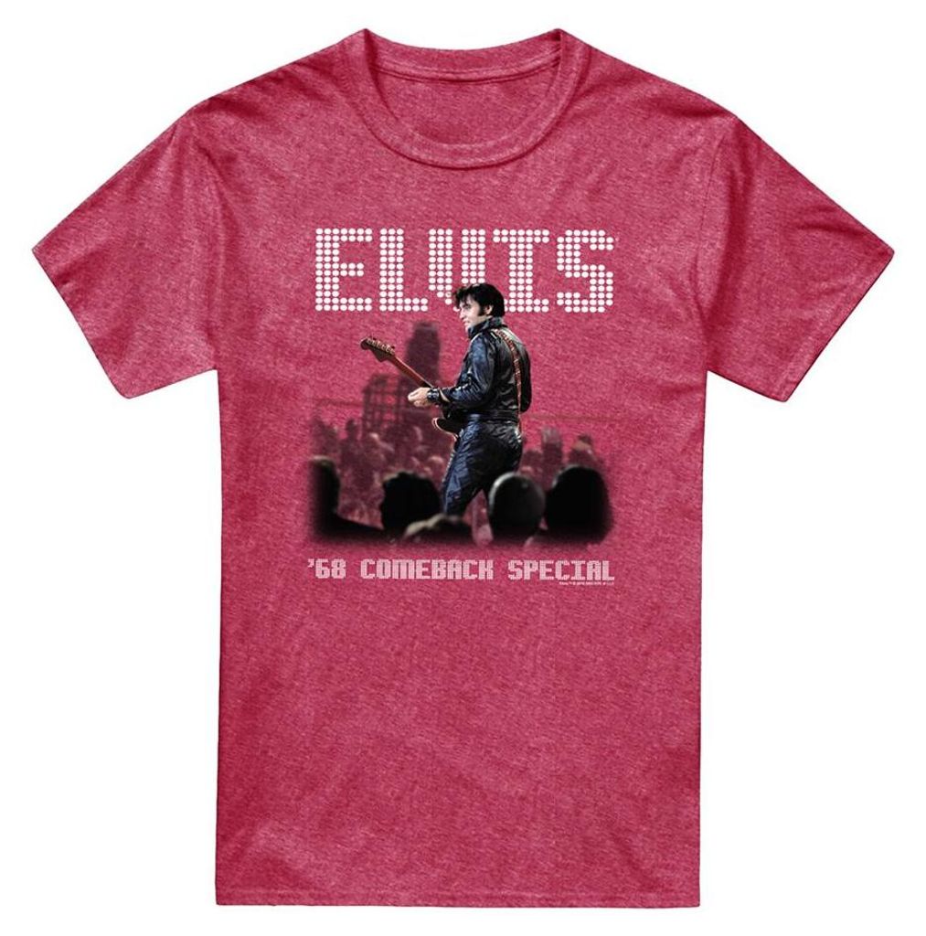 Elvis Presley - "Return Of The King" T-Shirt für Herren/Damen Uni TV33479 (XL) (Rot)
