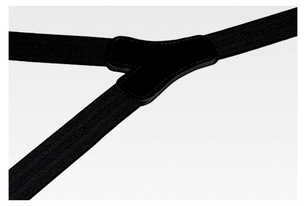 Hosenträger Herrenhosenträger Schwarz 5882, Farbe:Schwarz, Länge Hosenträger:120 cm