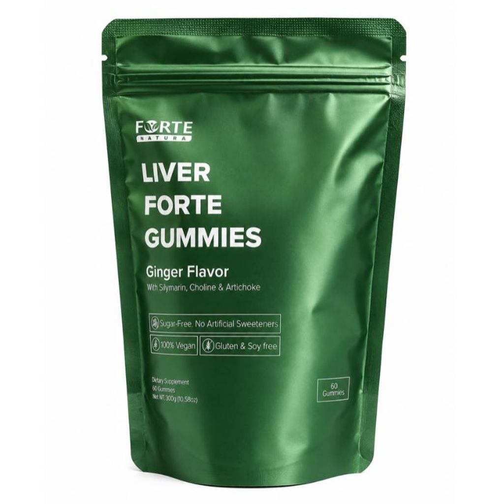 Liver Forte Gummie-supplementen – met mariadistel, choline, Productafbeelding 