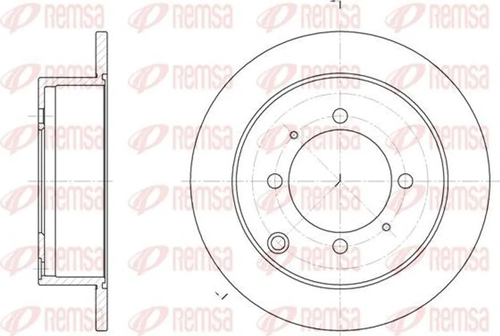 Disque de frein avant pour Mitsubishi Lancer et Space Wagon 6838.00