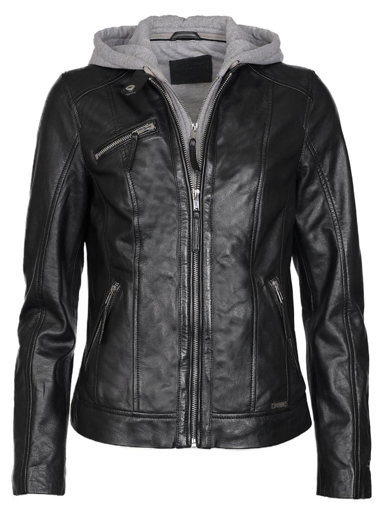 Mustang Lederjacke Damen black S