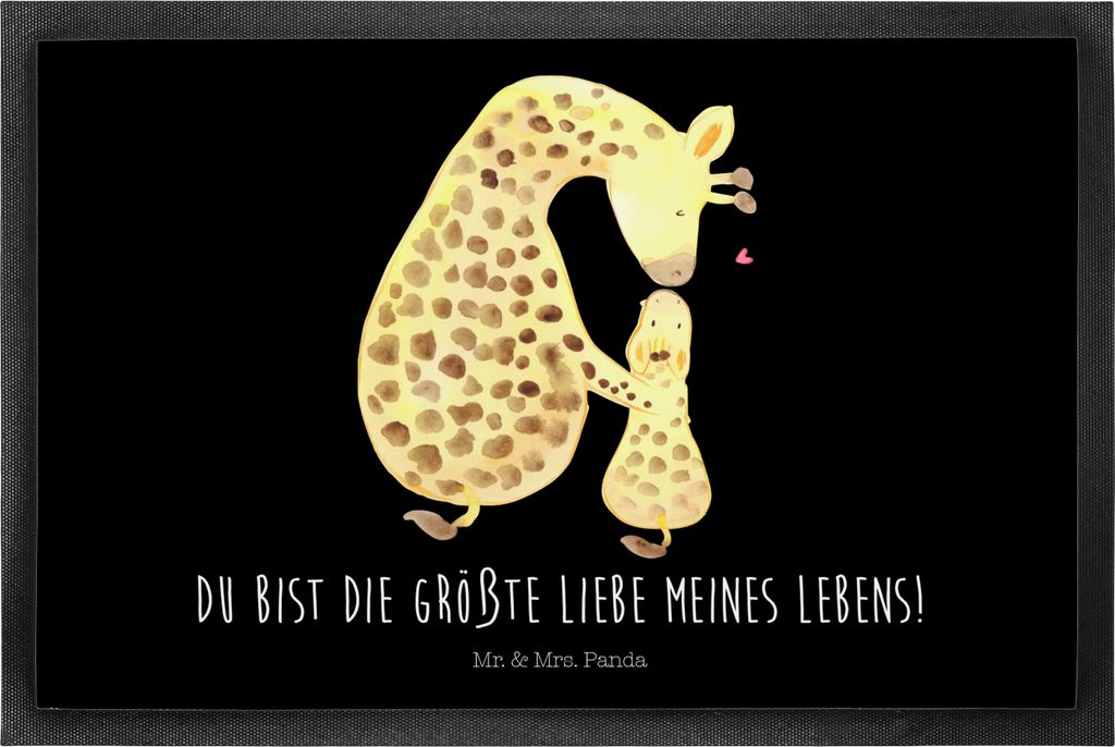 Mr. & Mrs. Panda Schmutzmatte Giraffe Kind 40 x 60 cm - Produktbild 