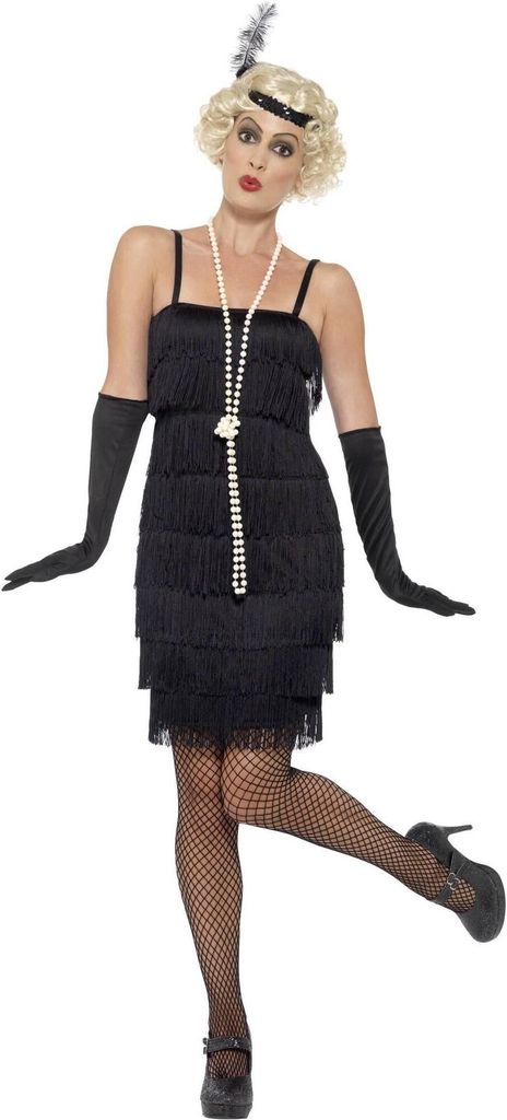 Smiffys - Kostüm - Damen SM1670 (S) (Schwarz)