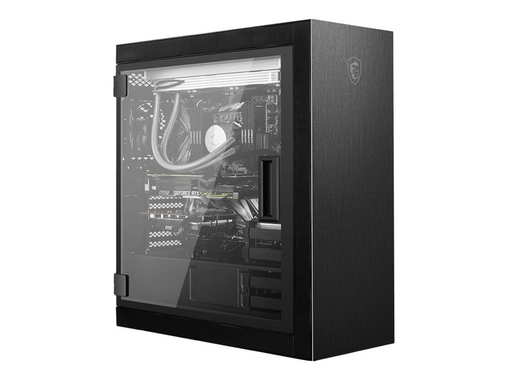 MSI MPG SEKIRA 500P, Midi Tower, PC, Schwarz, ATX, EATX, micro ATX, Mini-ITX, Gehärtetes Glas, Gaming
