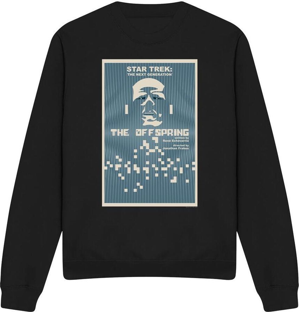 Star Trek - "The Next Generation Season 3 Episode 16" Sweatshirt für Herren/Damen Uni TV11795 (S) (Schwarz)