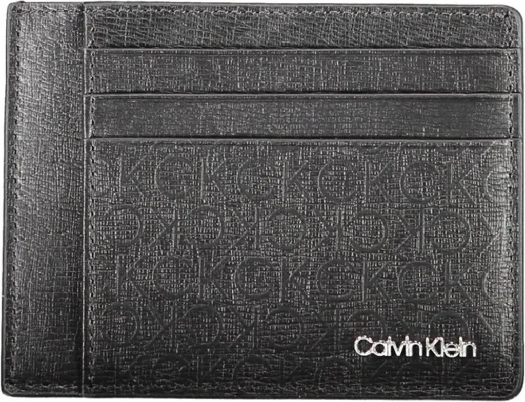 Petit Portefeuille Noir Homme Calvin Klein Accessoire de Mode Chic