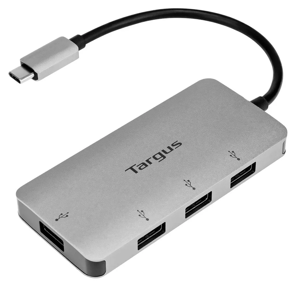 Adattatore Hub USB-C Targus ACH226EU Argento per MacBook e PC Laptop