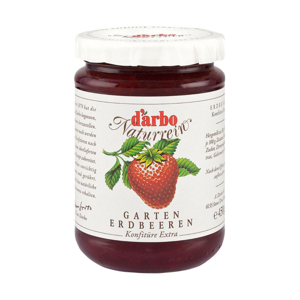 Darbo Garden Strawberries Natural Extra ovocný džem 450g Obrázok produktu 