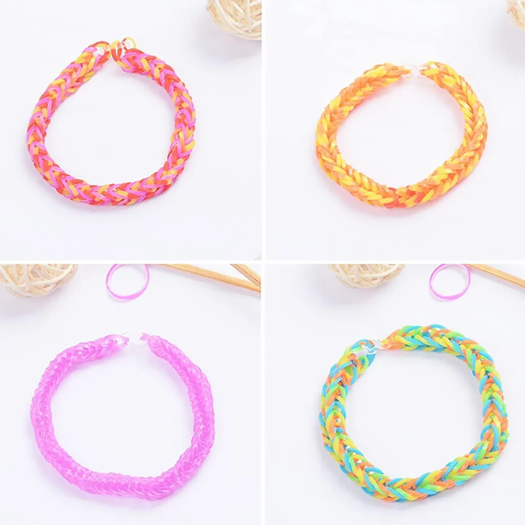 Kit de Tissage Bracelets Élastiques Loom Bands 2500pcs Idéal Cadeau Enfant