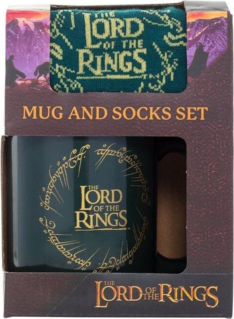 PYRAMID- Herr der Ringe MUG & Socke Set Merchadising, Mehrfarbig, Einheitsgröße (GP86919)