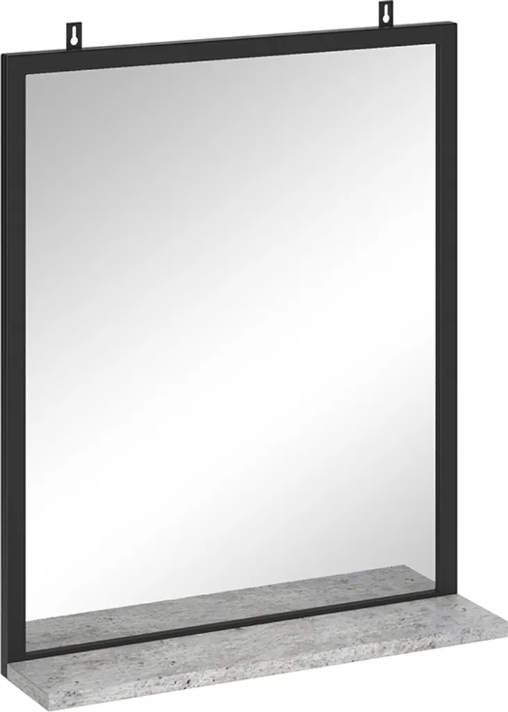 Miroir rectangulaire aspect béton Vicco Fyrk pour une déco moderne
