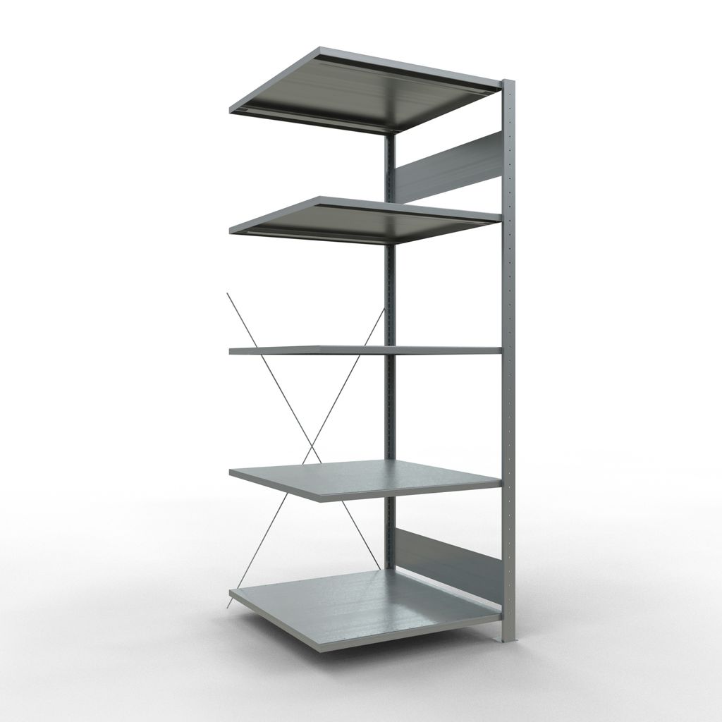 Stecksystem Anbauregal - 2000x 750x800 mm, Typ 150 kg