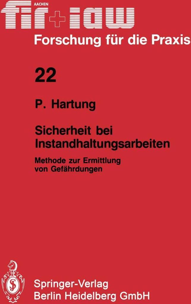 Sicherheit bei Instandhaltungsarbeiten