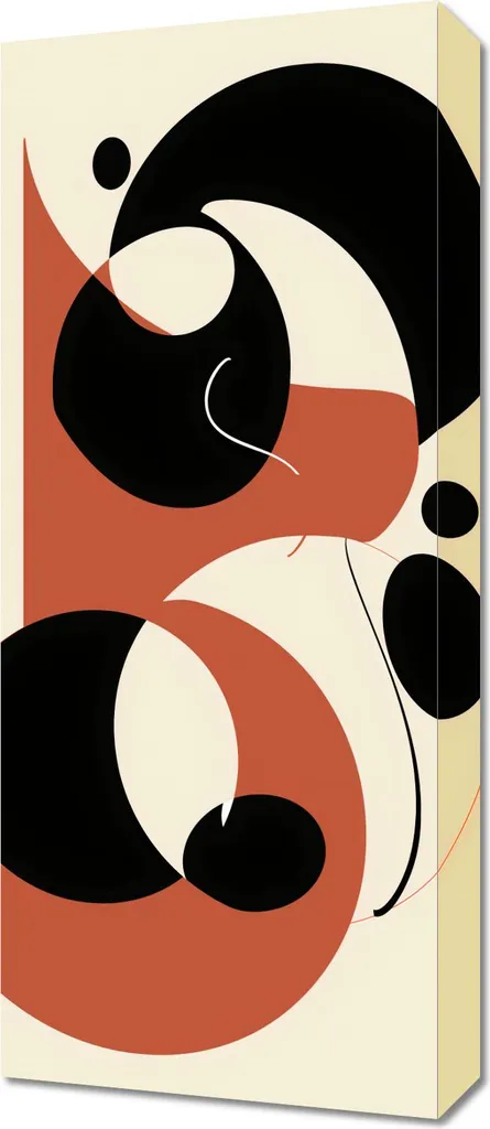 Quadro Armonia della scelta 30x70 cm | Decorazione Parete Verticale