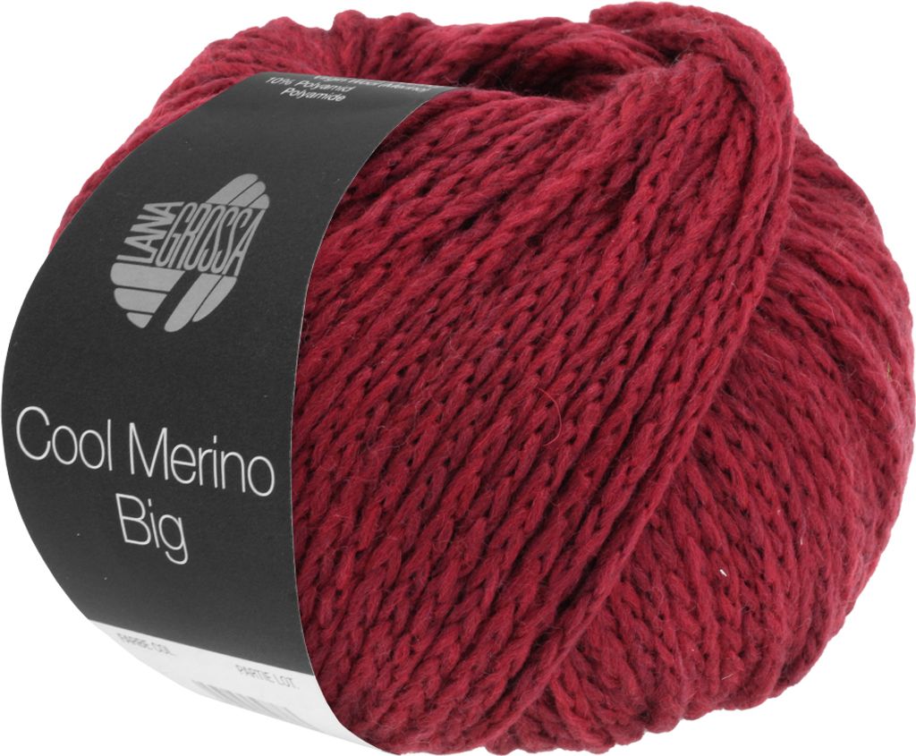 Lana Grossa - Cool Merino Big 0212 dunkelrot Produktbild 