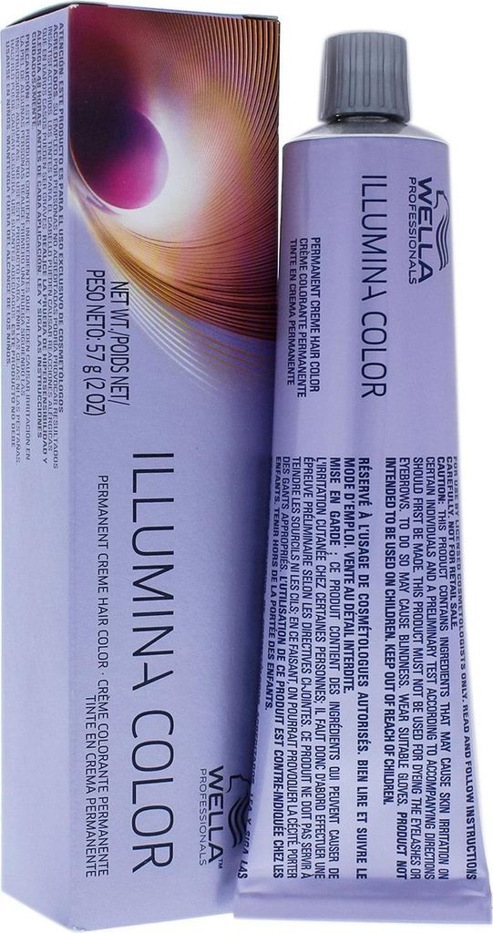 Wella Professionals, Illumina Color, Permanent Hair Dye, 4/ Medium Chestnut, 60 ml