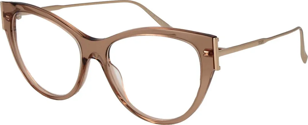 Lunettes pour femmes en acétate brillant Tod S TO5258 marron