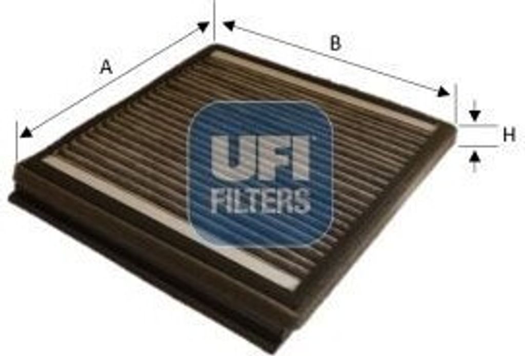 UFI 54.235.00 Innenraumfilter Pollenfilter passend für PEUGEOT PARTNER Combispace (5F) Aktivkohle