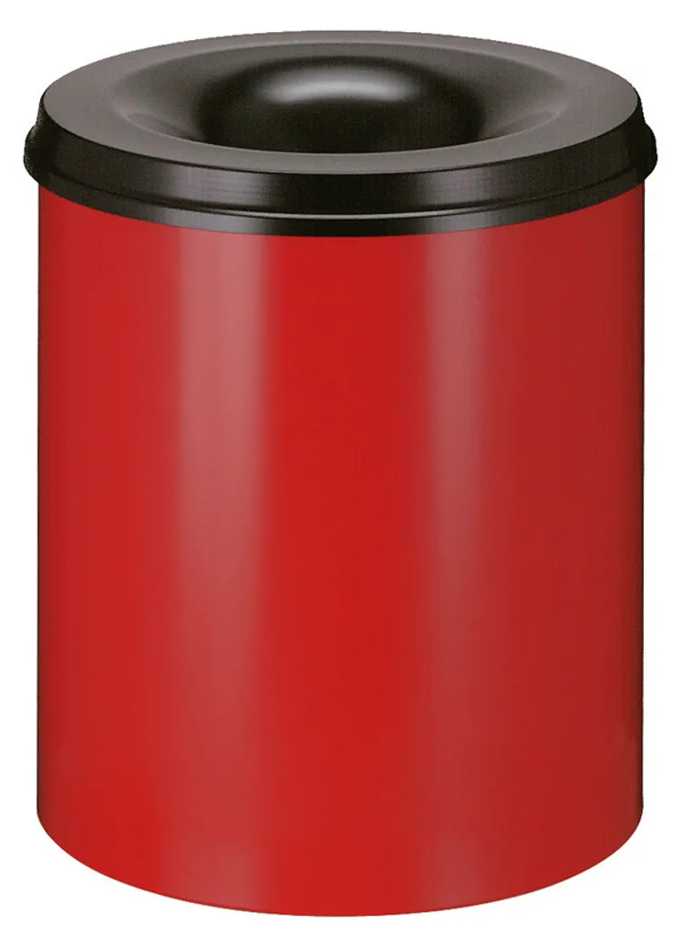 Contenitore Sicurezza Incendi 80L | Bidone Metallo Ignifugo Rosso