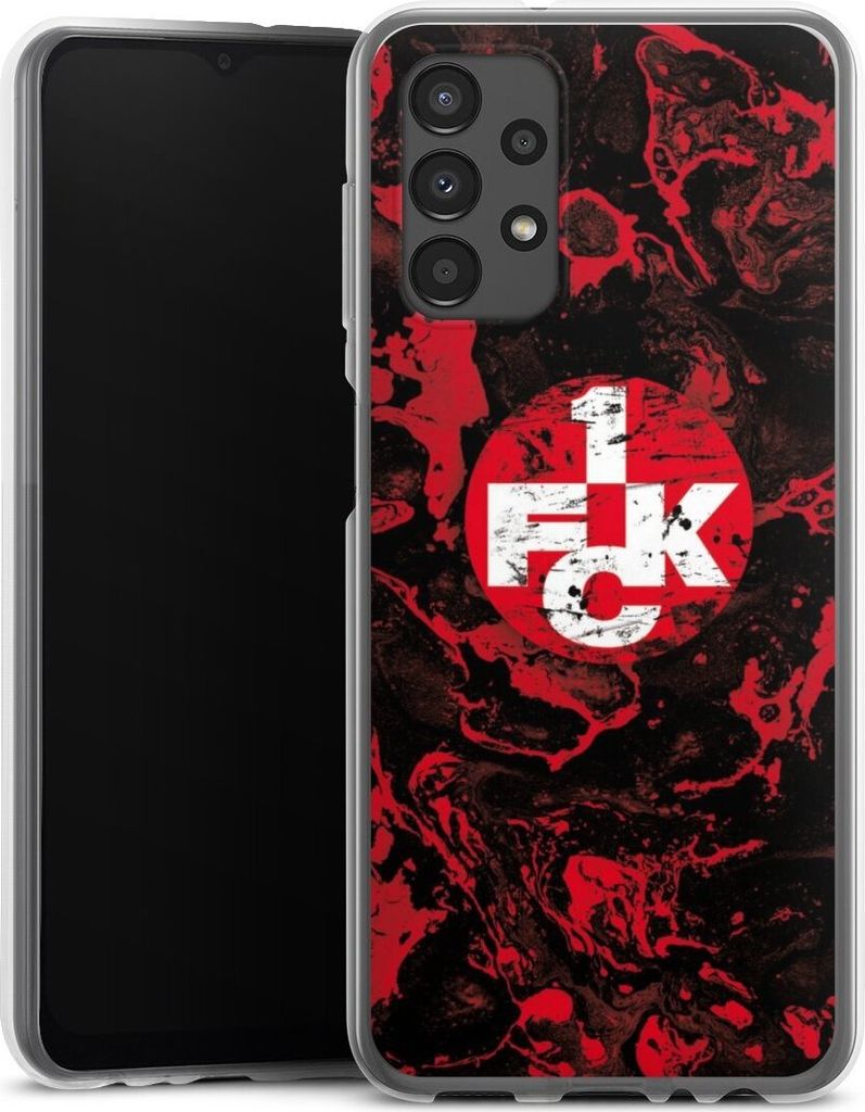 DeinDesign Handyhülle für Samsung Galaxy A13 4G Silikon Hülle Case Smartphone Schutzhülle 1. FC Kaiserslautern 1. FCK Logo