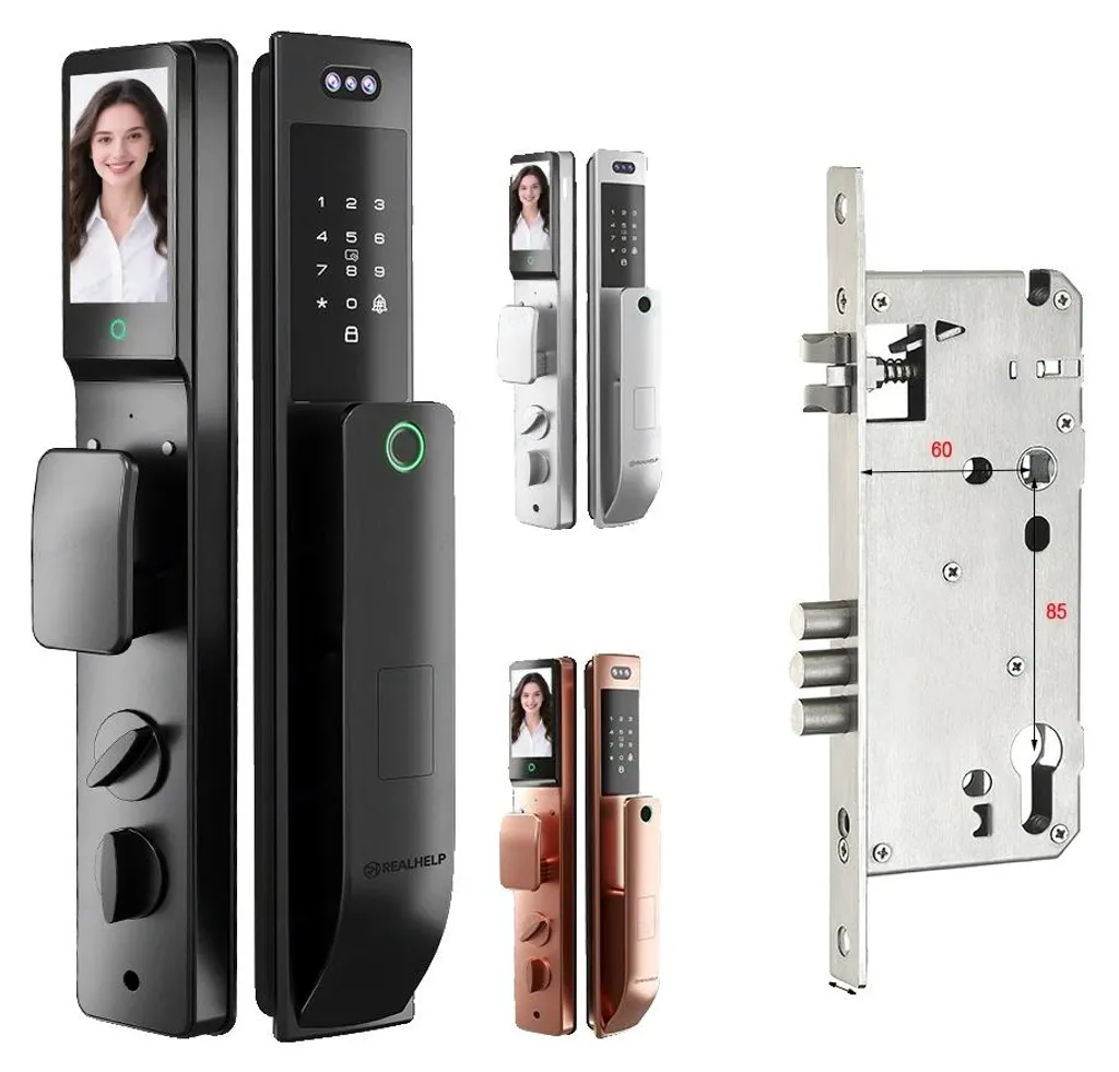 Serrure intelligente pour maison connectée accès facial sans clé 6085