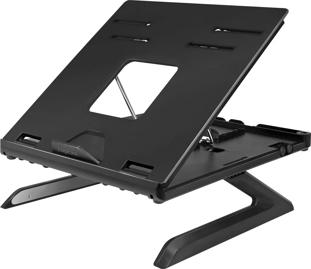 LogiLink AA0133 Supporto Laptop 16 Pollici Nero - Ergonomia Top