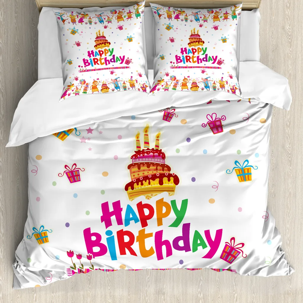 Set Letto Singolo ABAKUHAUS 155x220 Antiacaro Multicolore - Sconti