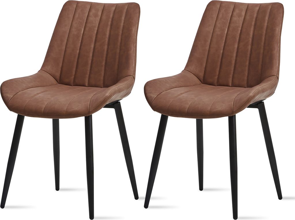 CLIPOP Chaises de salle à manger set de 2 chaises Image du produit 