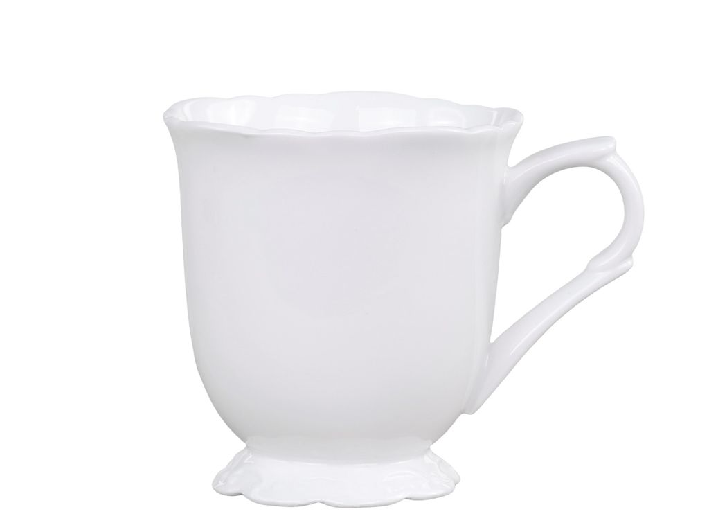 Chic Antique Becher PROVENCE Porzellan Geschirr Weiß Tasse Produktbild 