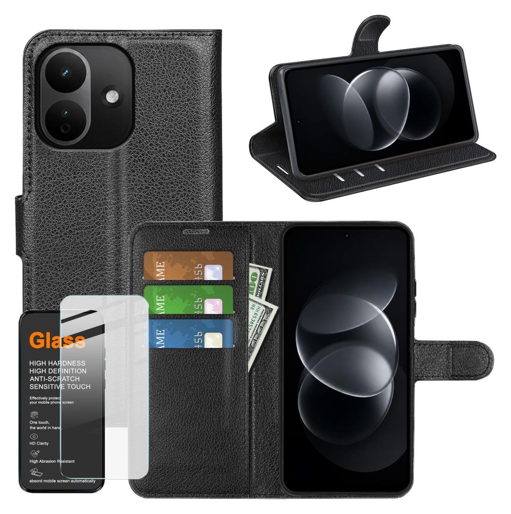 Beschermhoes + 9H beschermglas voor Xiaomi Redmi Note 17 5G Productafbeelding 