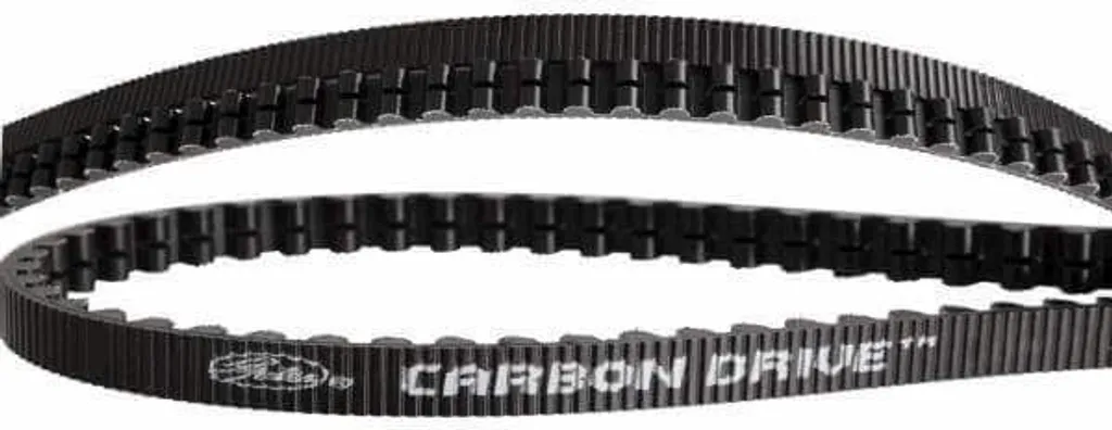 Cinghia Gates CDX 130T Nera per E-Bike e Trekking | Fibra di Carbonio