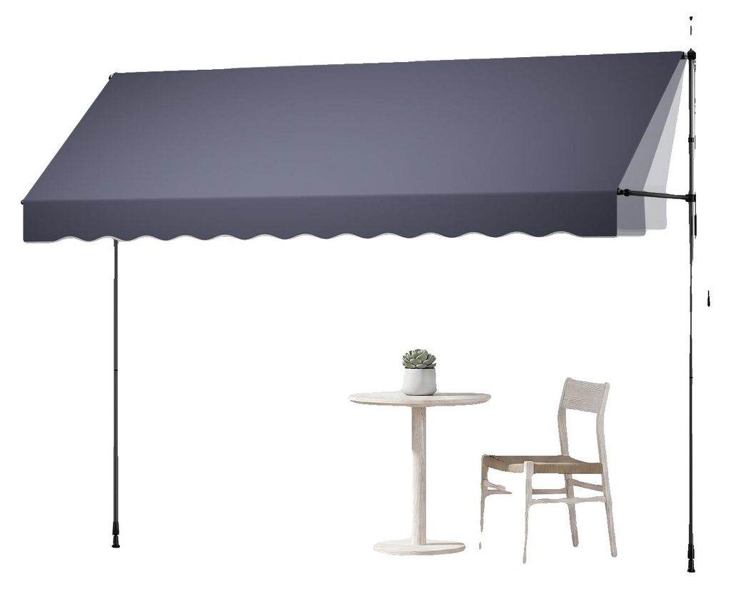 Toldo manual extensible VEVOR, de 350 cm (138 pulgadas) de Imagen del producto 
