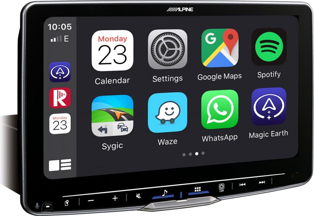 Alpine iLX-F905TRA | Autoradio mit 9-Zoll Touchscreen, DAB+, 1-DIN-Einbaugehäuse, Apple CarPlay Wireless und Android Auto Unterstützung für Ford...