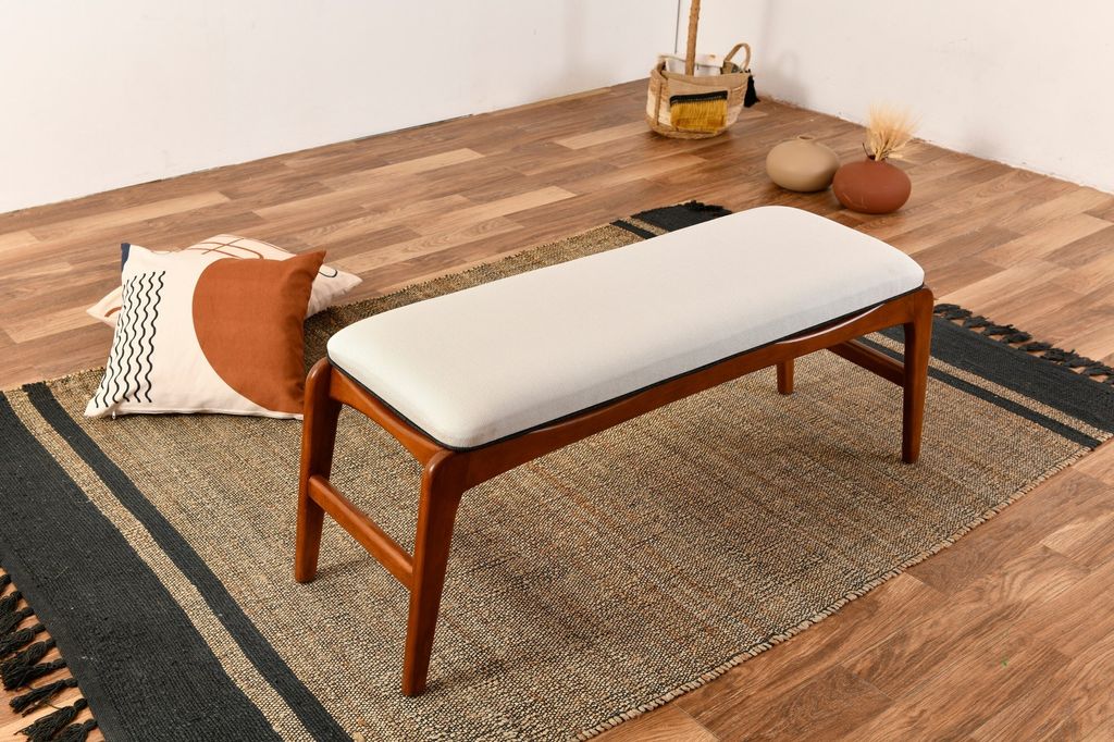 Skye Decor, Touch Bench, Bank, Nussbaum, 100 % Hainbuchenholz, 120 x 40 x 45 cm