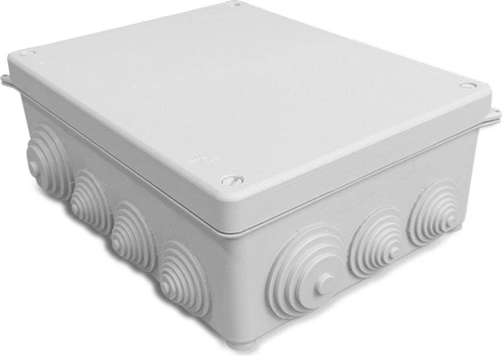 Wasserdichte Abzweigdose Aufbau IP55 230x180x85 mm Grau