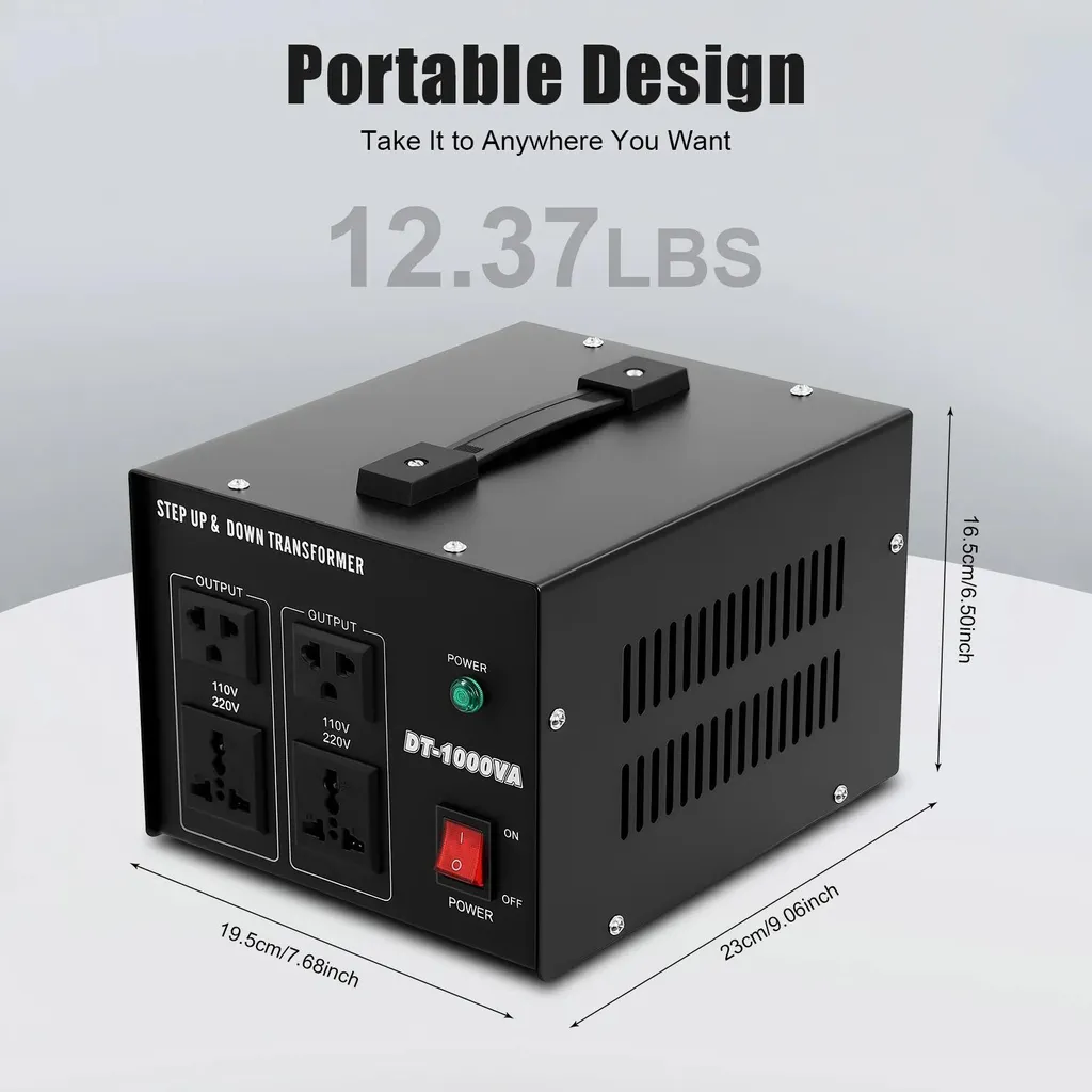 Transformateur Électrique Réversible 110V vers 220V - Puissance 800W - 4