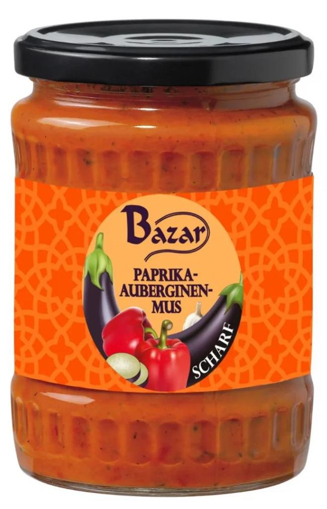 Bazar scharfes Paprika-Auberginen-Mus 350g Produktbild 