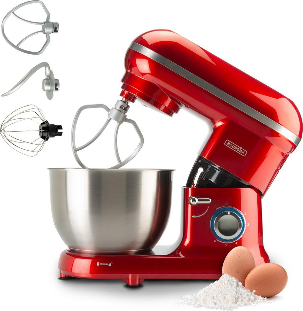 Robot de cuisine Bourgini - Classic Kitchen Chef Rouge - Image du produit 