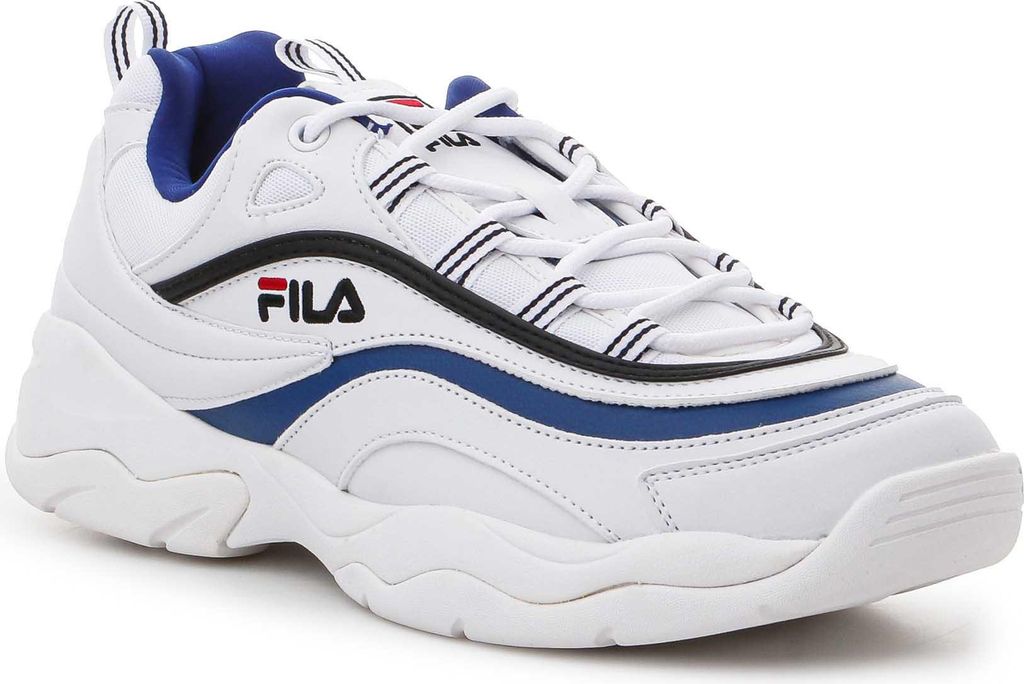 Fila Ray Low Herren Sportschuhe EU 41 - Weiß/Blau