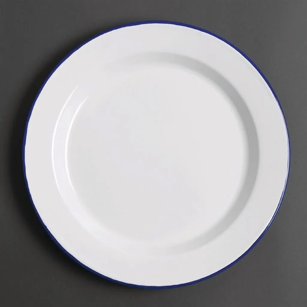 Piatto in Acciaio Smaltato Olympia 30cm | Fornitura Professionale Horeca